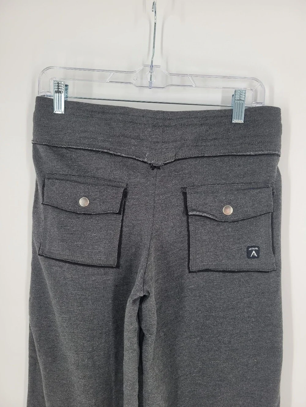 Antigua Wide Leg Drawstring Lounge Pants in Charcoal Wisconsin Size S New - Picture 5 of 8